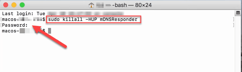 Clear DNS Cache